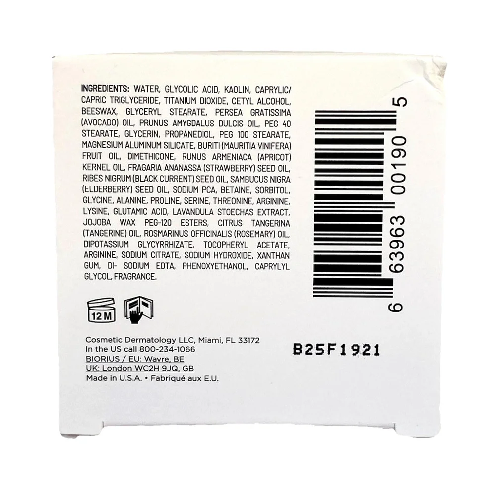 Dr. B Lab Glycolic Acid Renewal Mask - BNIB - MSRP $52 - Picture 9 of 9